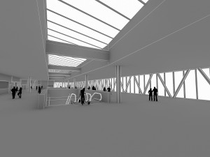 port terminal building Modelo 3D