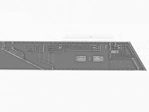 port terminal building 3D Model