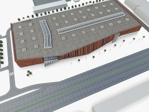 shopping mall 01 3D Model