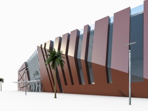 shopping mall 01 3D Model