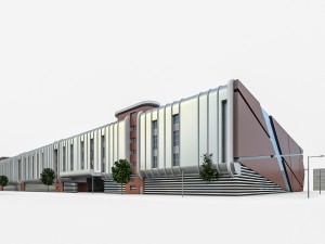 shopping mall 01 3D Model