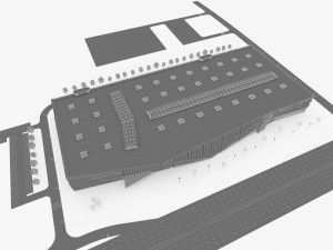shopping mall 01 3D Model