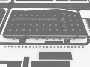 shopping mall 01 3D Model