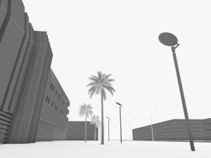 shopping mall 01 3D Model