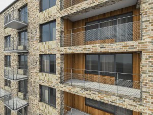 sweden brick house 01 3D Model