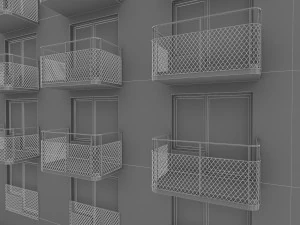 sweden brick house 01 3D Model