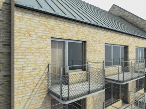 sweden brick house 02 3D 모델
