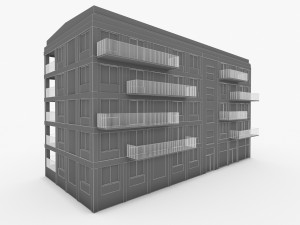 sweden brick house 03 Modelo 3D
