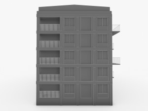 sweden brick house 03 Modelo 3D