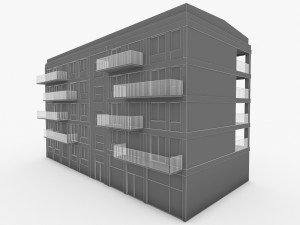 sweden brick house 03 Modelo 3D