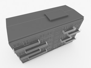 sweden brick house 03 Modelo 3D