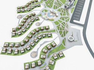 sport resort complex 3D Model