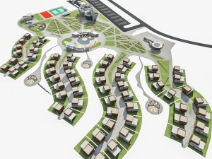 sport resort complex 3D Модель