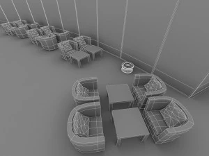 sport resort complex 3D Model
