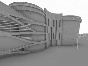 sport resort complex 3D Model
