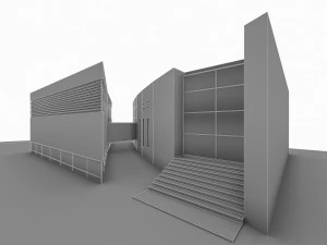 sport resort complex 3D Model