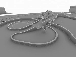 sport resort complex 3D Model