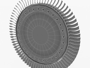 gas turbine rotor 3D Model