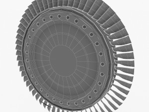 gas turbine rotor 3D Model