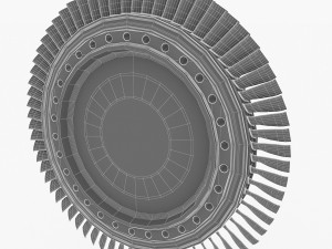 gas turbine rotor 3D Model