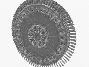 gas turbine rotor 3D Model