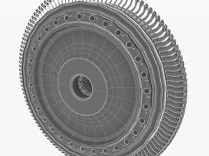 gas turbine rotor 3D Model