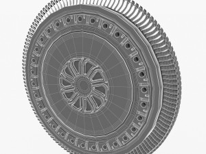 gas turbine rotor 3D Model