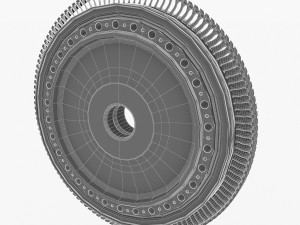 gas turbine rotor 3D Model