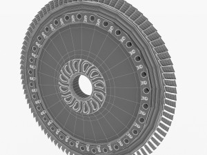 gas turbine rotor 3D Model