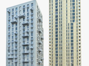 residential buildings Modèle 3D