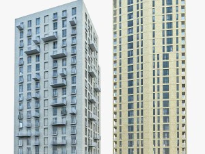residential buildings 3D Model
