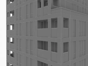 residential buildings 3D Model
