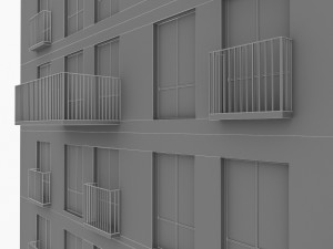 residential buildings Modèle 3D
