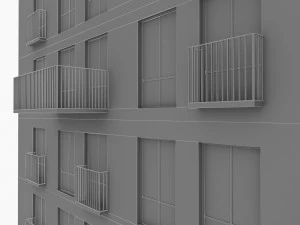 residential buildings 3D Model
