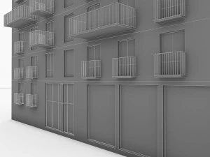 residential buildings 3D Model