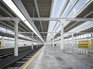 train station 3D Model