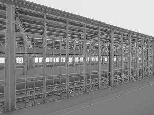train station 3D Model