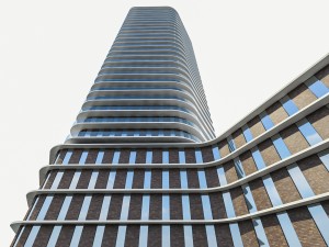 modern residential building 3D Model