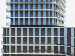 modern residential building 3D Model
