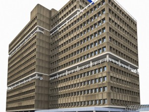 amsterdam university building 3Dモデル
