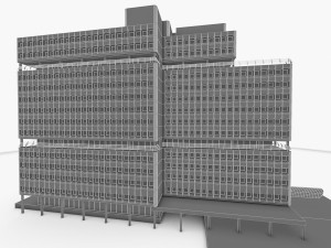 amsterdam university building 3Dモデル