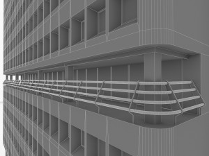 amsterdam university building 3Dモデル