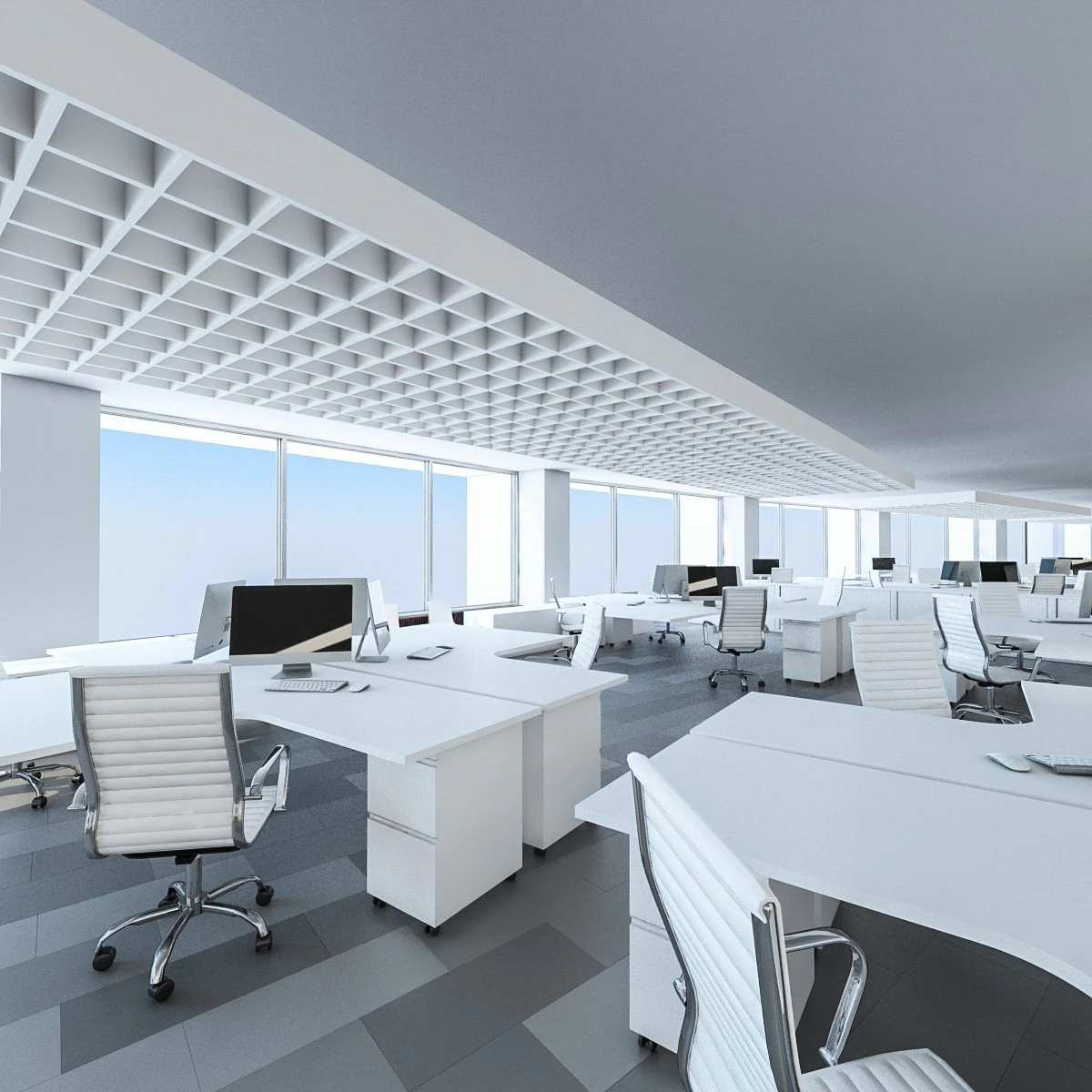 office interior 3D Model .c4d .max .obj .3ds .fbx .stl .blend 