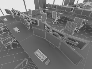 office interior 3D Modell