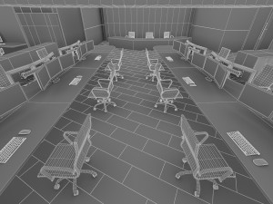 office interior 3D Modell