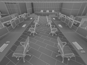 office interior 3D Model