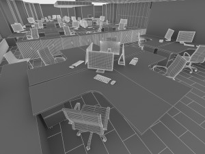 office interior 3D Modell
