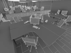 office interior 3D Model