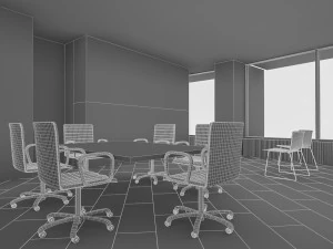office interior 3D Model