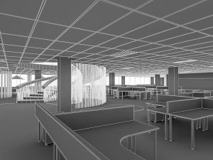 office interior 3D Model